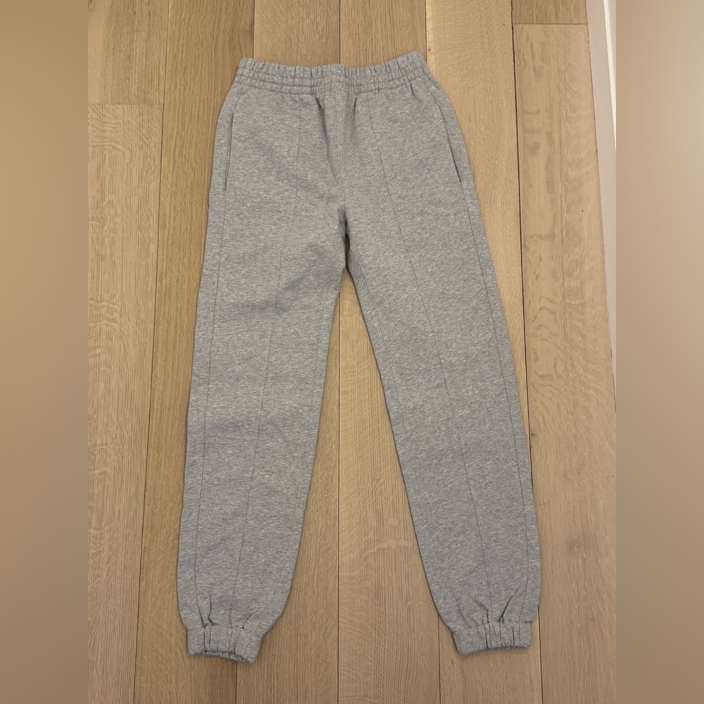 NWT HELMUT LANG Men’s Grey Front Seam Pocketed Sweatpants - Size XXS